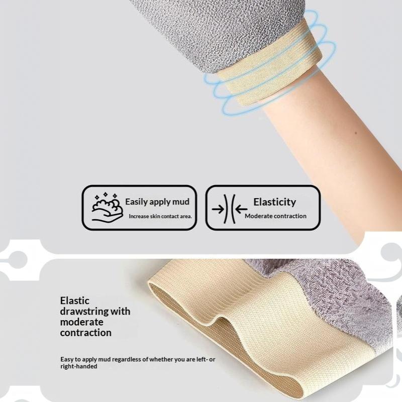 1/2/3 Pcs Disposable Individually Packed Body Scrub Glove Double Sided Frosted Painless Exfoliation For Travel Home Daily Shower