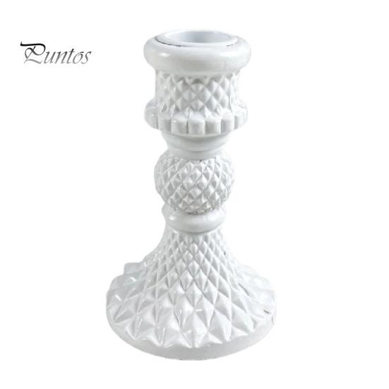 European Retro Candle Holder Vintage Taper Holder, Nostalgic Resin Candlestick Decorative Black Stand for Wedding Party Dinning Table Centerpiece Gold
