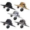 Chapeau Bob Double Ventilateur 2-en-1 Casquette Rafraîchissante avec Ventilateurs Amovibles Rechargeables par USB Pales Phosphorescentes Vitesse Réglable Chapeau de Soleil à Large Bord