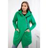 Hooded Sports Fleece Sweatshirt Casual Long-sleeved Zipper Jacket Women's Plus-size Solid Color Jacket