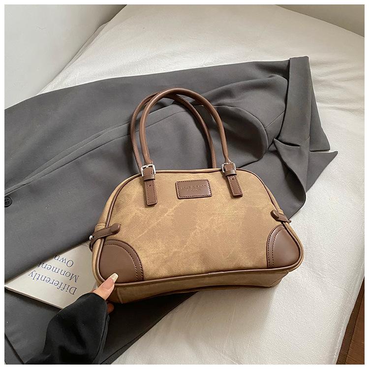 Fashionable Handbag Simple and Individual Underarm Bag Large-capacity Casual Color-matched Single-shoulder Women's Bag