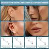 18 Paar 20G Chirurgenstahl Flachrücken Ohrringe für Damen Herren Push-in Nasenpiercing Ringe Knorpel Lippenringe Tragus Piercing Schmuck