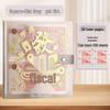 2025 New Year A6 Fortune Cash Savings Album - Internet Celebrity Money Book with Loose-leaf Pages, Holds 20,000.