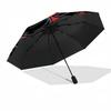 Gothic Horror Tarot Theme Automatic Umbrella, Lightweight & Portable, 8 Rib, Perfect for Outdoor Travel, Birthdays, Christmas, Gifts.