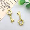 3-Color DIY Alloy Retro Key Jewelry Pendants