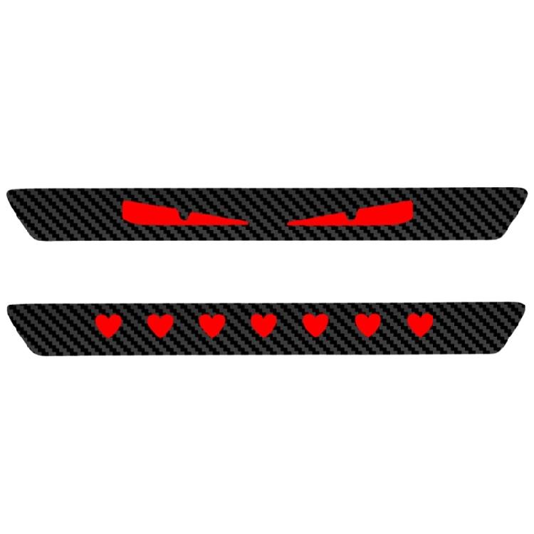 Rücklicht Tönungsaufkleber Karbonfaser-Muster Wasserdichte Klebefolie Nahtloser Aufkleber Fahrzeug Außenstyling