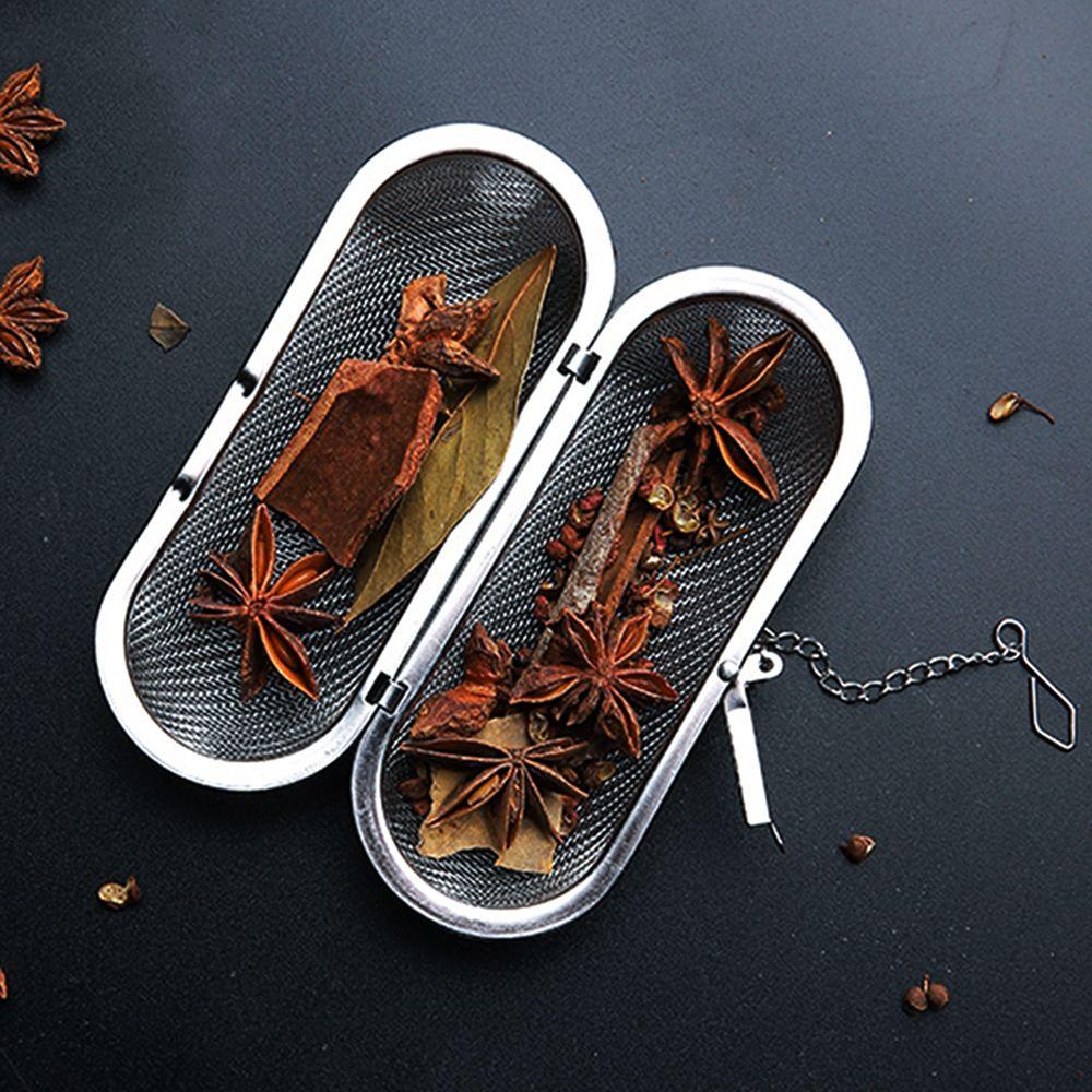 Steel Reusable Tea Filter Tea Accessories Kitchen Gadgets Tea Infuser Seasoning Ball Tea Strainer