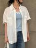 Luvm Open Back Shirts_White
