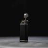 Oblique Flame Metal Cigarette Lighter - Trendy, Portable & Customizable Design for Men