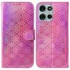 For Motorola Moto G75 5G Stand Case Dazzling Flower Leather Phone Cover