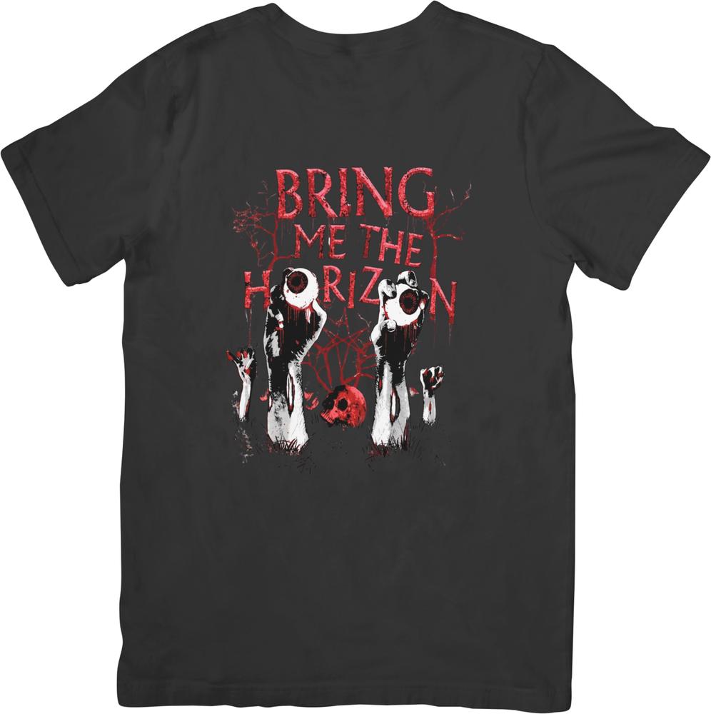 Bring me the Horizon collection Music vintage Retro Cotton TShirts BlackWhite