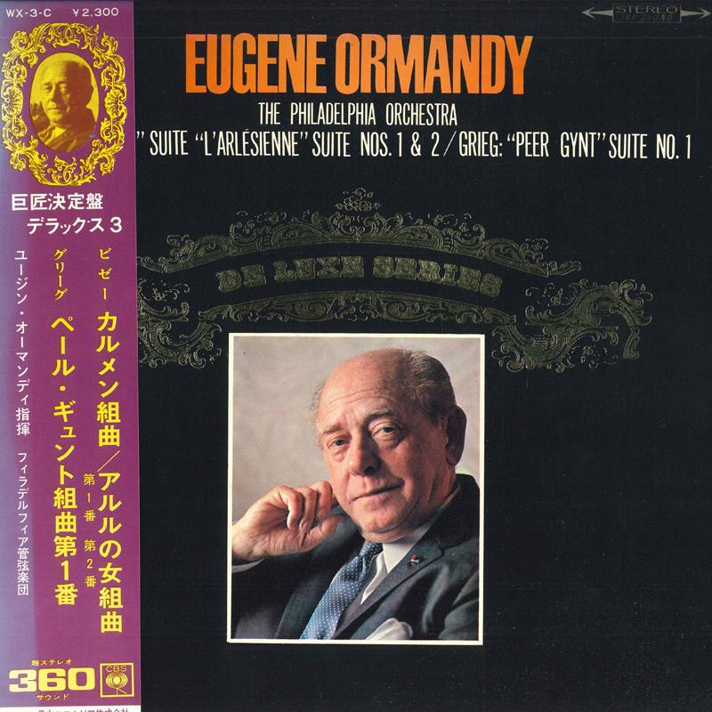 

LP Пластинка ФИЛАДЕЛЬФИЙСКИЙ ОРКЕСТР, ДИРИЖЕР Б - Кармен / Женщина из Арля / Пер Гюнт WX3C CBS 1968 Япония Классика Б/У