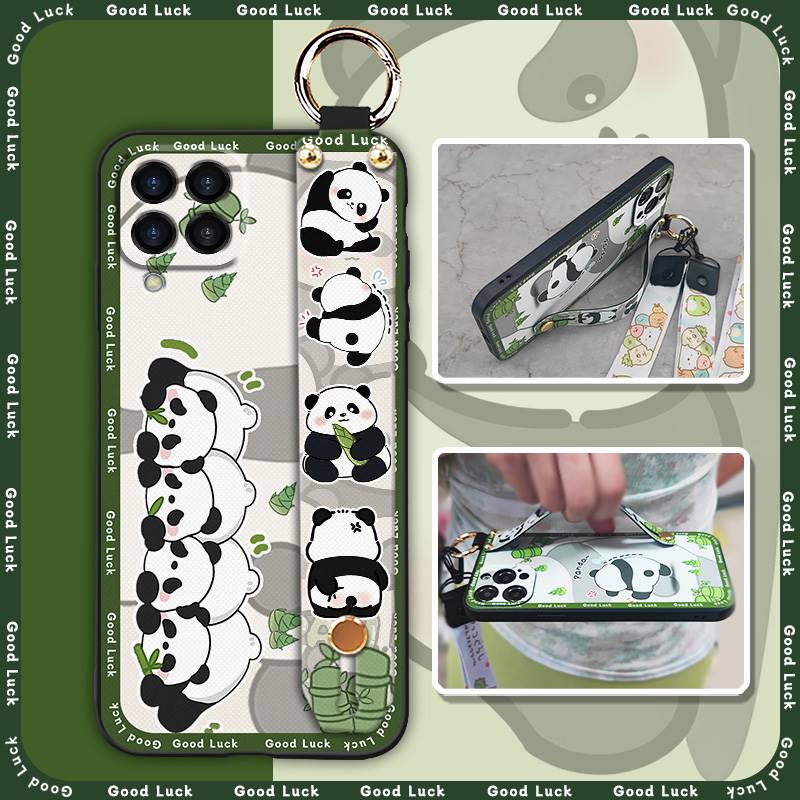 Soft case Silicone Phone Case For Samsung Galaxy M33 5G Global/SM-M336B/DS/Jump2 Cartoon Protective Lanyard Wristband