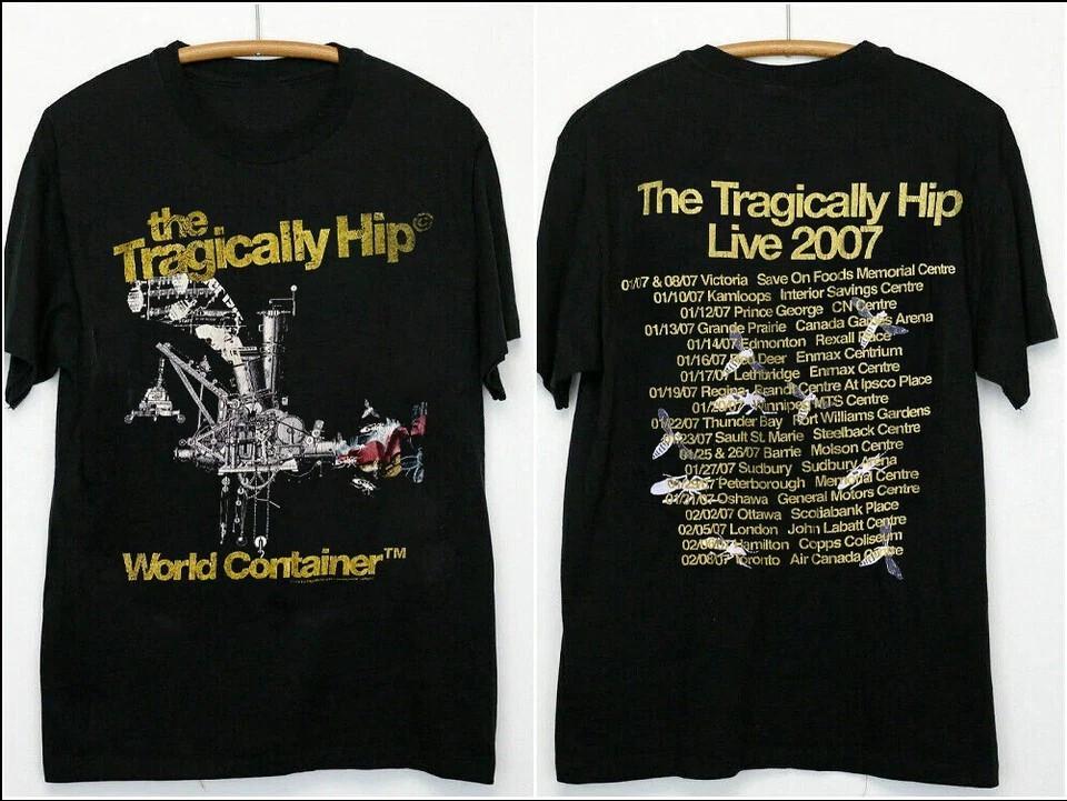 

The Tragically Hip World Container Tour 2006 Black All Size TShirt Unisex T-Shirt L