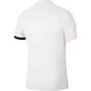 Nike Paris Saint-Germain 21/22 Away Player Edition Color Block Letter Number Print Crew Neck Short Sleeve Football Shirt Men tops White CV7850-101