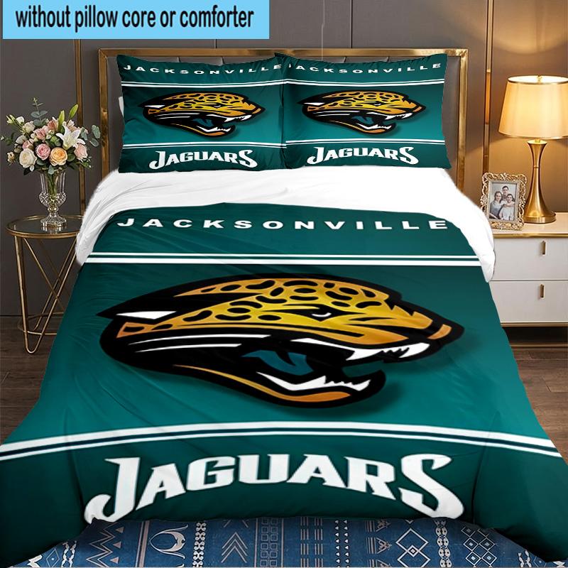 Jaguar Team Spirit 3pcs Bedding Set,Including 1pc Duvet Cover And 2pcs Pillowcases Perfect Gift for Christmas,Ideal for Bedroom, Dormitory