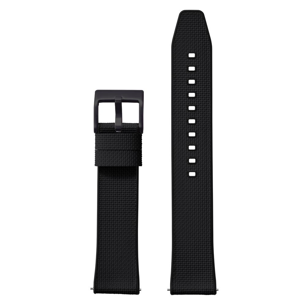 Pasek żaglowy FKM Guma 18mm 19mm 20mm 21mm 22mm 24mm Szybkozłączka FKM TOP+FKM Podstawa Idealne dopasowanie Płaski koniec Uniwersalny pasek do zegarka
