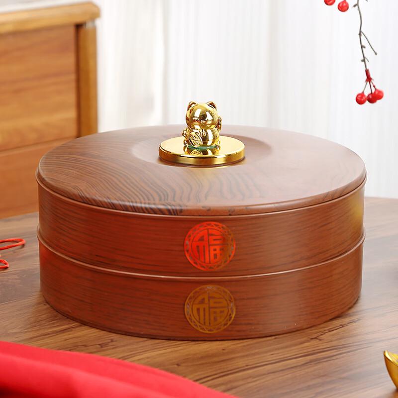 

New Chinese Style Lucky Cat Divided Fruit & Snack Box