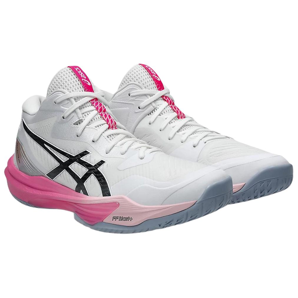 Asics SKY ELITE FF MT 3 Scarpe da Pallavolo Supporto Unisex Bianco Nero 1053A080-100