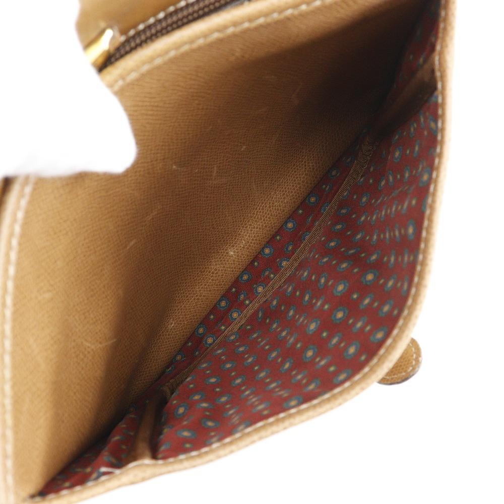Loewe Anagram Shoulder Bag Brown Calfskin Women Used