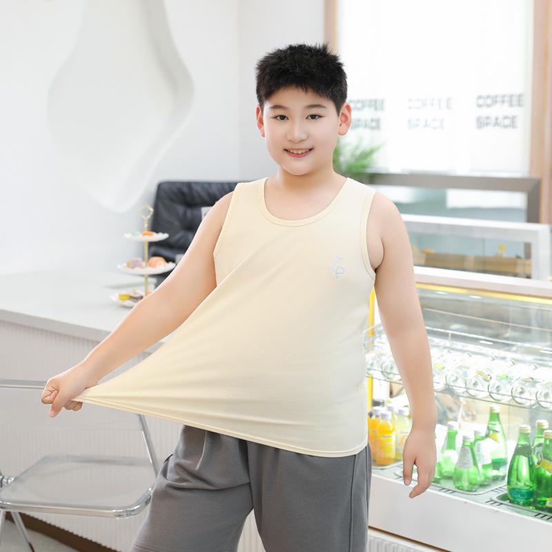 

Хлопковая безрукавка для мальчиков больших размеров - Летняя майка 160cm