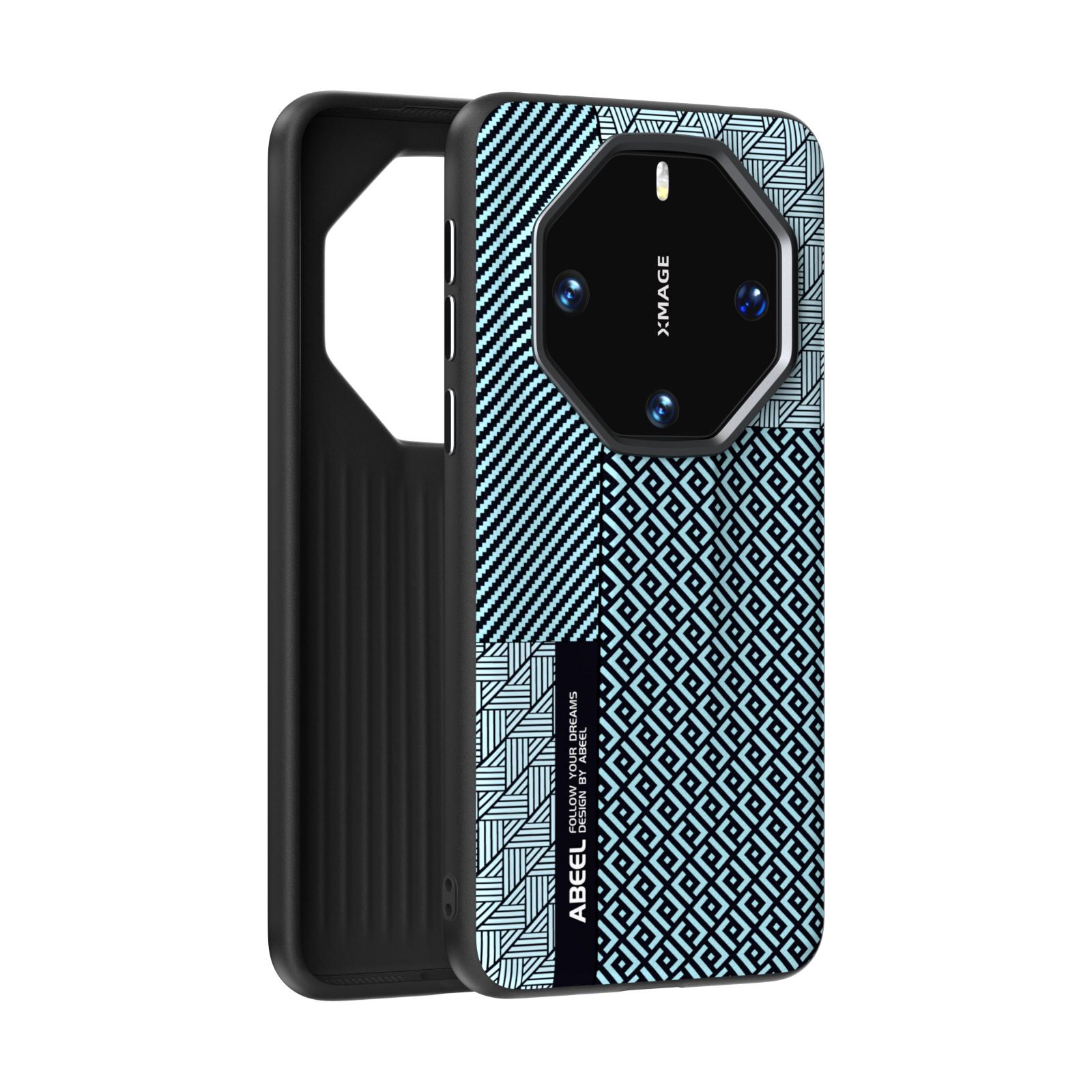 

For Huawei Mate 60 RS Case Slim Lightweight Shockproof Anti-Fingerprint Alloy Lens Anti-slip Grip Carbon Fiber Case Funda For Mate 60 RS&Pc + tpu