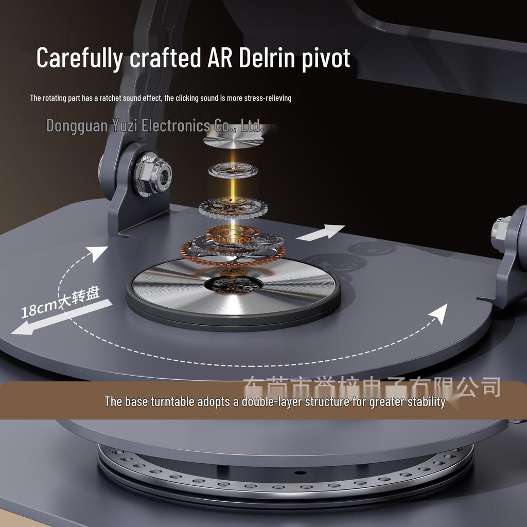 Adjustable Rotating Metal Laptop Stand with Cooling Rack