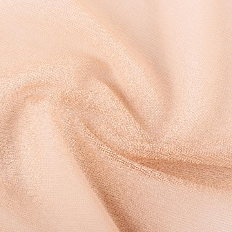 Langsha Plus Size 200lb Thin Summer Pantyhose for Women - Anti-Snag, Flesh Color, Double Gusset