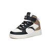 Anta Lightweight Durable Non-Slip High-Top Skate Shoes Kids Sneakers White Black Brown A33038010H-8