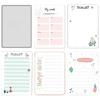A4 White Board Refrigerator Magnet Notepad Flexible Message Reminder Memo Board
