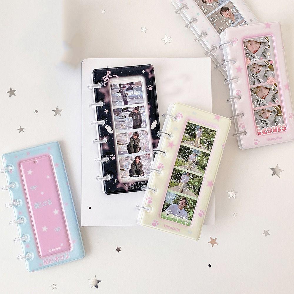 Cartoon Photo Card Holder INS Small Card Storage Book Mini Photo Card Binder Trading Card Holder