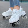 Adult Four-wheel Deformed Walking Shoes Men's and Women's Roller Skates Children's Skates Boys' and Girls' Two-wheel Sports Shoes