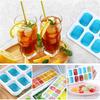 14 Grid 4Pcs/Set CubeTray Stackable Silicone Ice Mold with Removable Lid Easy-Release For Cocktail Freezer Kitchen Tools