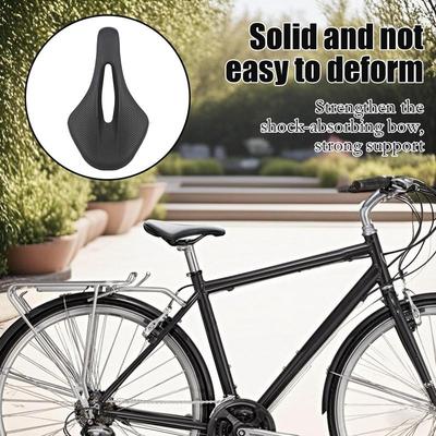 Cycling Saddle Bike Saddle Mountain Cycle Seat For Men Pu Leather Cushion Cover Breathable Cycling Accessories For Mountain Road