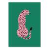 Buntes Abstraktes Poster Tiger Leopard Schlange Tropischer Dschungel Leinwandbild und Drucke Wandkunst Bilder Wohnzimmer Dekoration