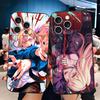 Anime Character Power CSM Soft Phone Case for iPhone 16 16E 17 Air 15 Pro Max 14 Plus 13 Mini 11 12 7 Black Cover Back Shell