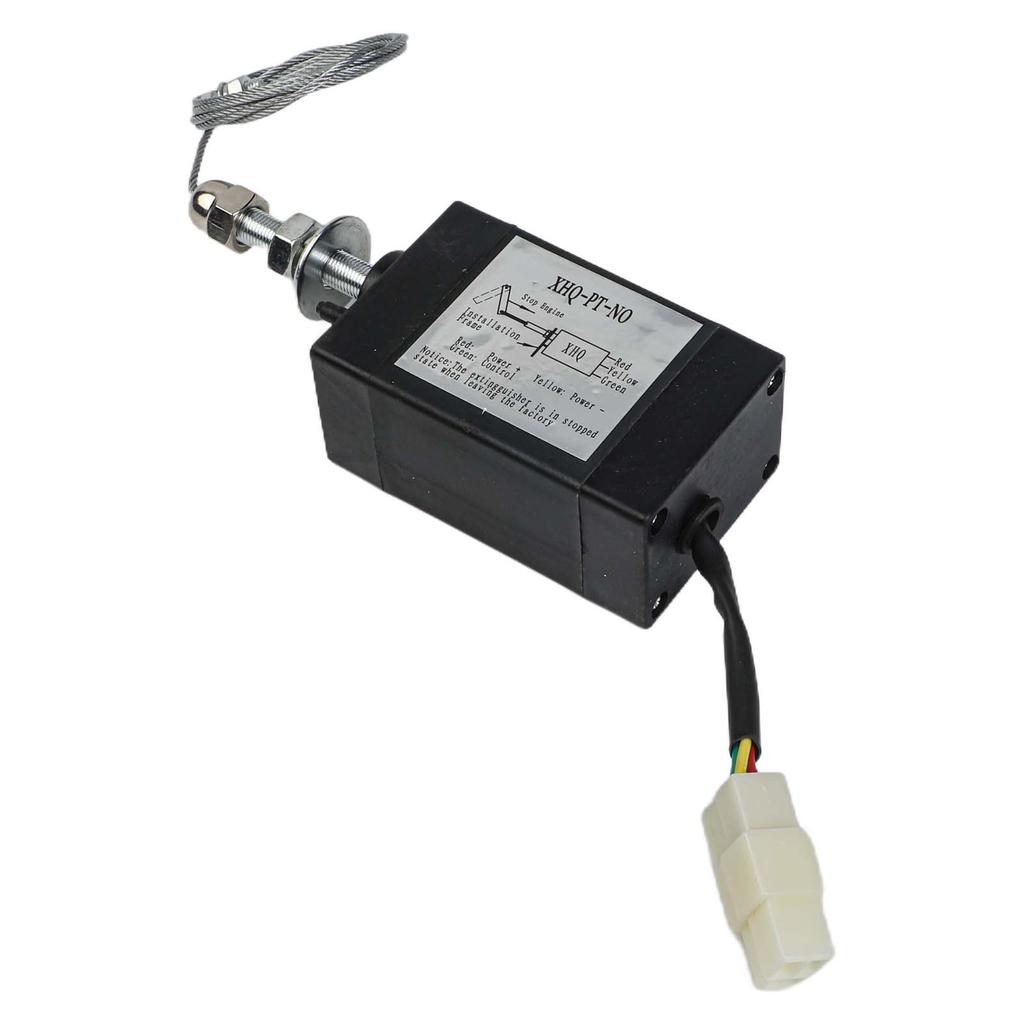 Solenoid Valve XHQ PT Valve Engine Stop Solenoid Electric Throttle with High Temperature Resistance for 12V Applications