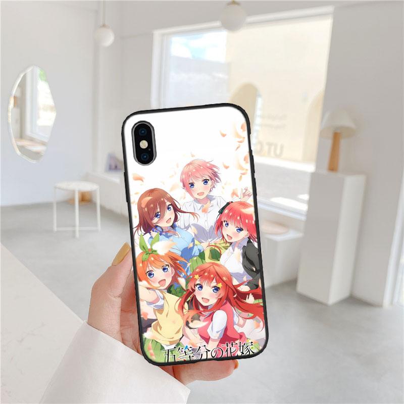 CJ78 Miku Nino Itsuki Nakano Soft Shell Phone Case for iPhone SE X XS XR 11 16E 17 Pro Max Air 8 7 6 6s Plus