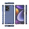 For Xiaomi Redmi Note 12 Turbo/Poco F5 5G Honeycomb Texture Phone Case TPU+PC Anti-drop Smartphone Cover