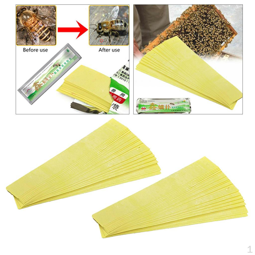 

40 шт. полоски с флювалинатом, полоска для пчелиного клеща, убийца Варроа, лекарство для пчеловодства