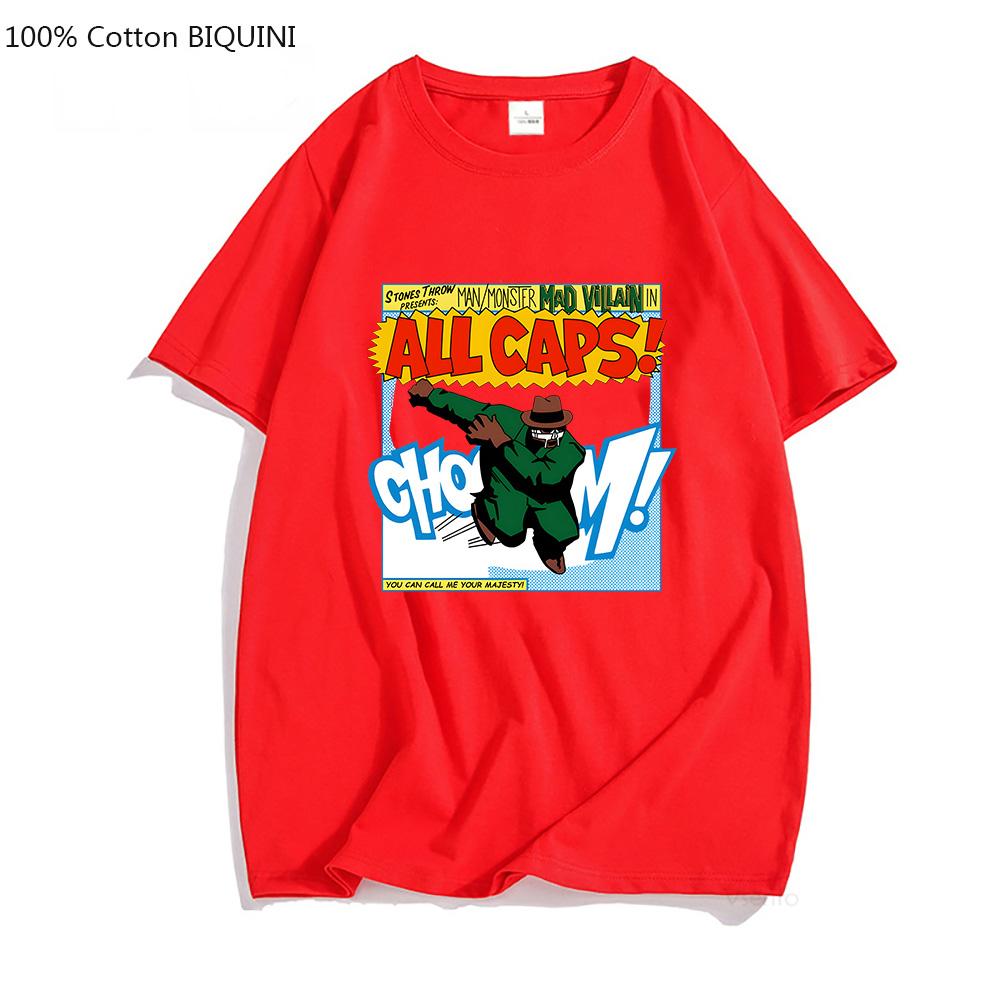 

MF DOOM The Masked Man Oversized T-shirts MEN Music Aldult Tshirts 100% Cotton T Shirts Aesthetic Four Seasons Harajuku Casual 4XL