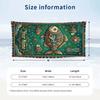 Ocean Waves Sun Theme Quick Dry Beach Towel Custom Name Text Print Large Sand Resistant Towel Beach Vacation