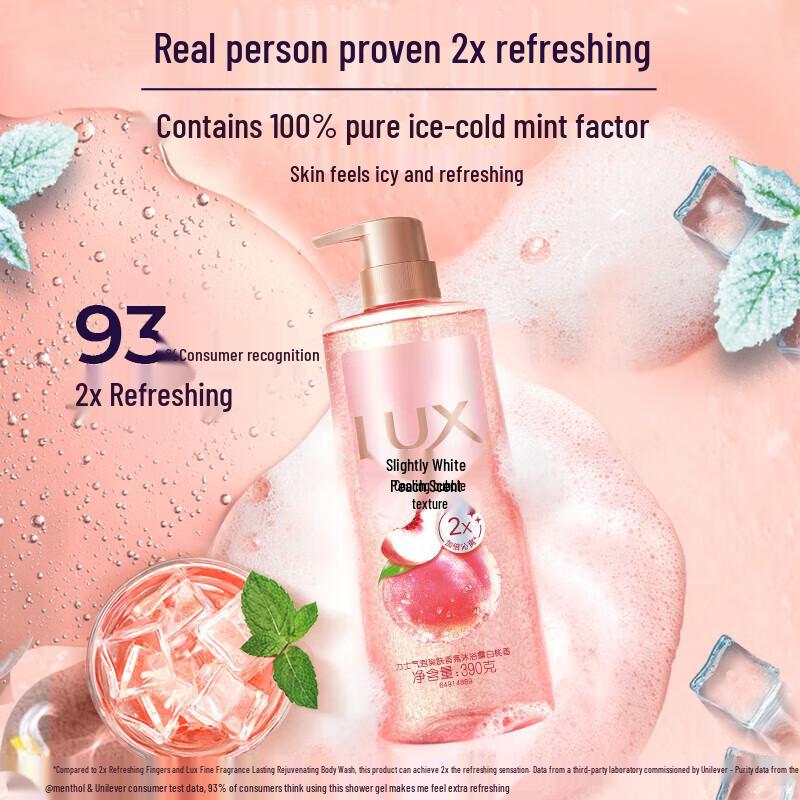 Lux White Peach Scented Body Wash