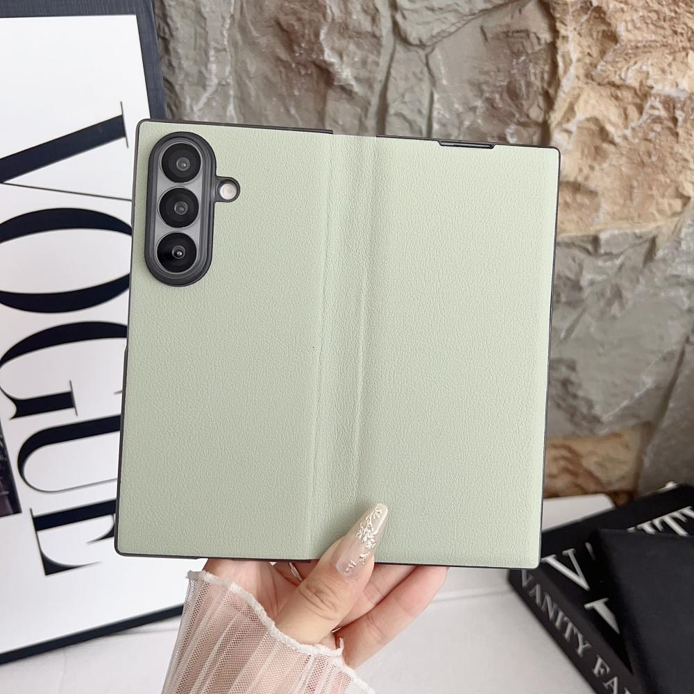 Samsung Galaxy Z Fold 5 6 7 Fold6 Comfortable Touch All Inclusive Slim Cover Fliping Leather Z Fold7 Business Phone Case