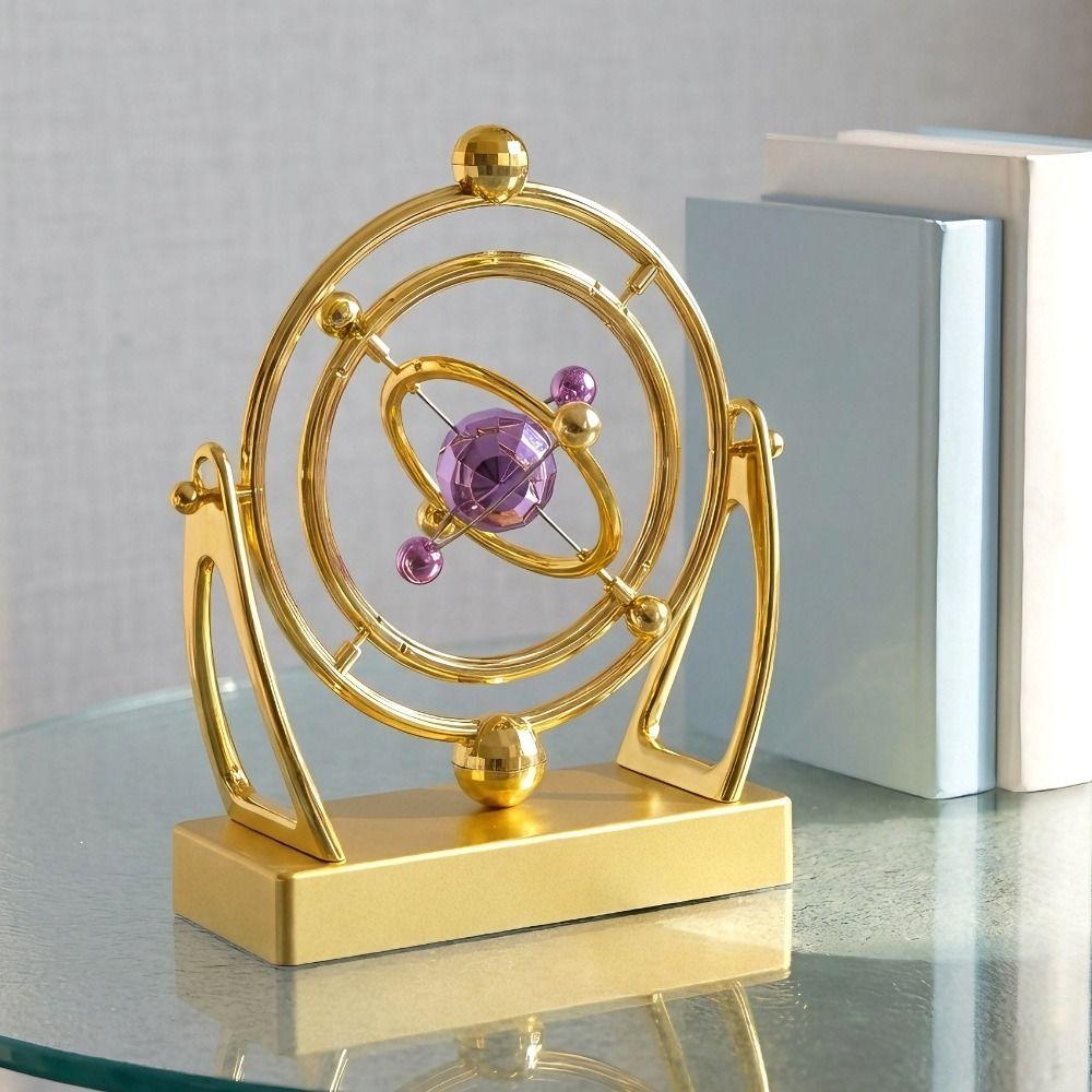 Magnetic Balance Celestial Orbit Pendulum Battery Powered Art Desk Decor  Teachers Gift