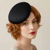 Solid Color Fascinator Base Headpiece Masquerade Top Hat Fashion Vintage Fascinator Hat  Girl