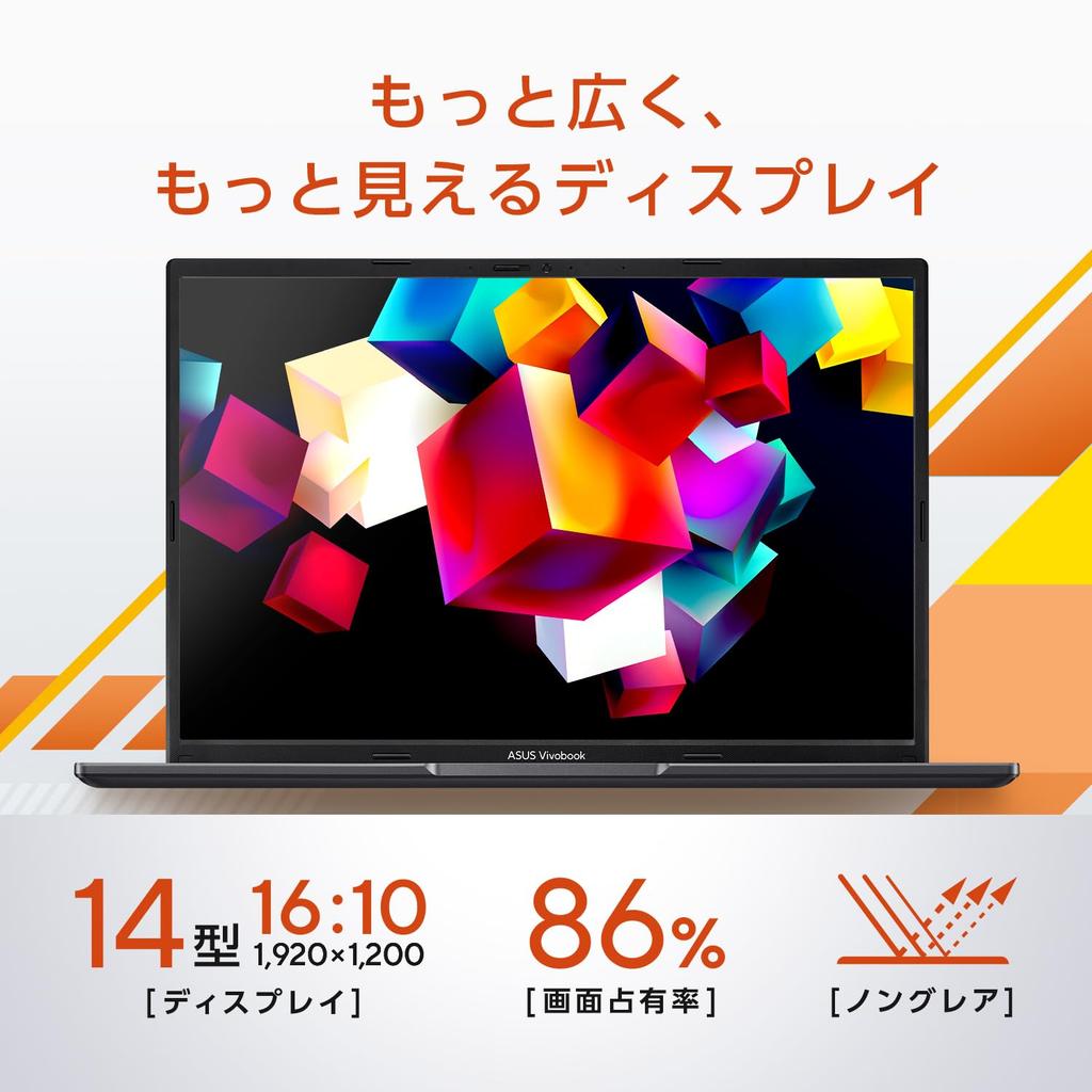 ASUS Vivobook 14 M1405YA AMD Ryzen 7 16GB 1TB Windows Run PC Game Pass Subscription Indie 14-inch Laptop, 7730U, Memory, SSD, 11, 13.5-Hour Time,