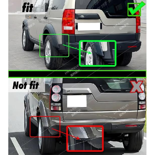 For Land Rover Discovery 3 2004 2005 2006 2007 2008 Fender Mudguard Mud Flaps Guard Splash Flap Mudguards Car Accessories