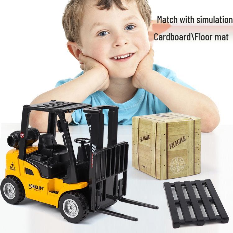 Spicy Pull-Back Forklift Toy Car for Kids – Color Box Packaging, Hot Sale