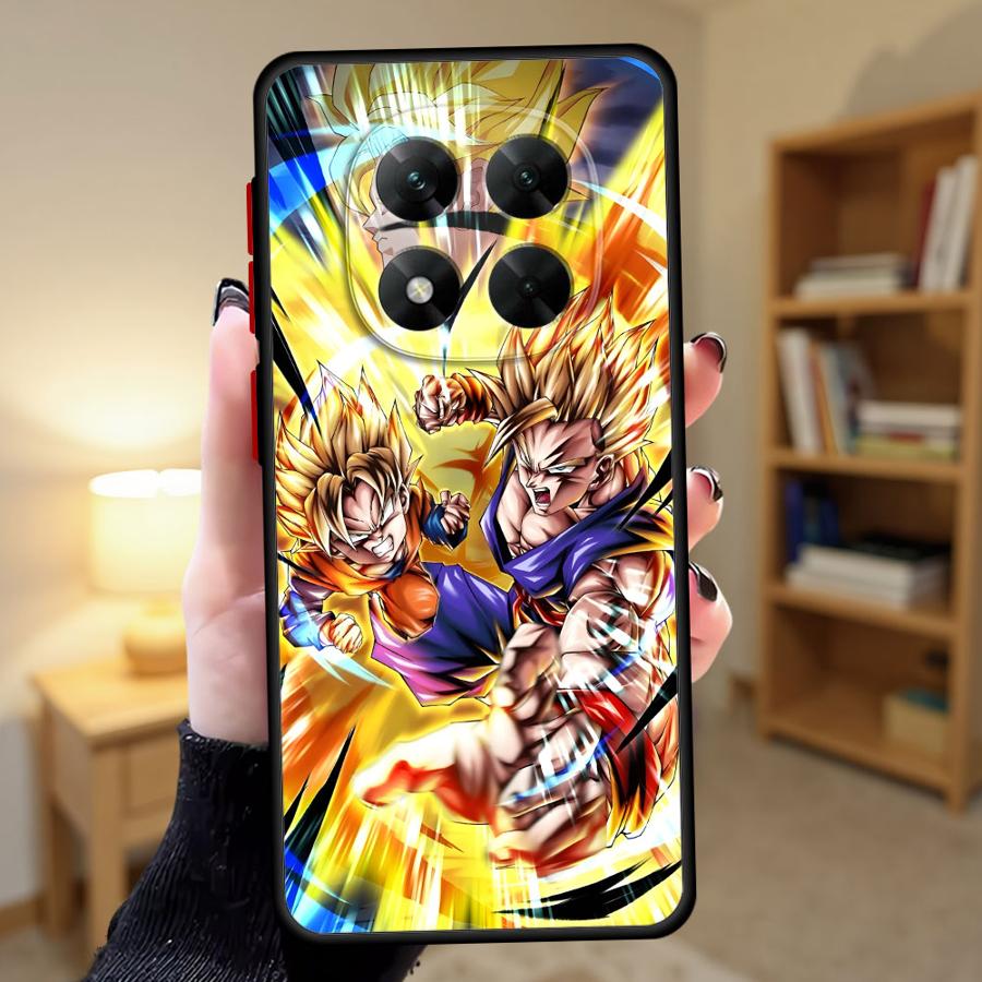 Back Phone Cover Case for Xiaomi Redmi Note 11S 12s 8T 7 13 14 12 Pro Plus 10S 9S 8 9 10 11 Pro Dragon Ball Yellow Goku
